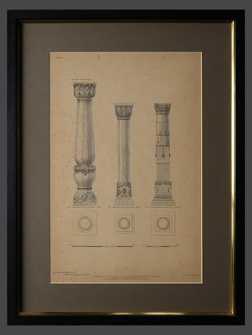 Pillars from Agra and Bindra Bun