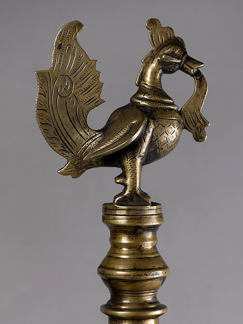 oil lamp with hamsa finial oil lamp with hamsa finial