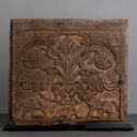 carved floral panel