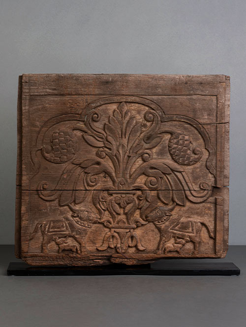 carved floral panel