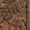 carved floral panel
