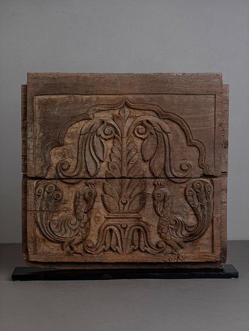 carved floral panel