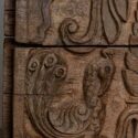carved floral panel