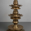 oil lamp with peacock finial