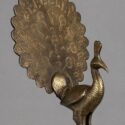 oil lamp with peacock finial