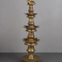 oil lamp with nandi finial