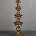 oil lamp with nandi finial