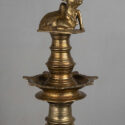 oil lamp with nandi finial