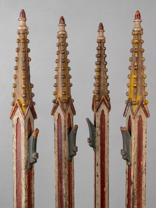 set of altar spires