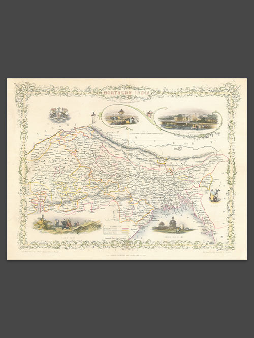 map of northern india