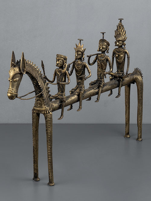 bastar horse with riders