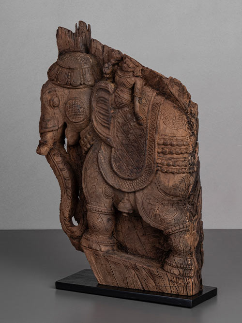 elephant chariot panel elephant chariot panel