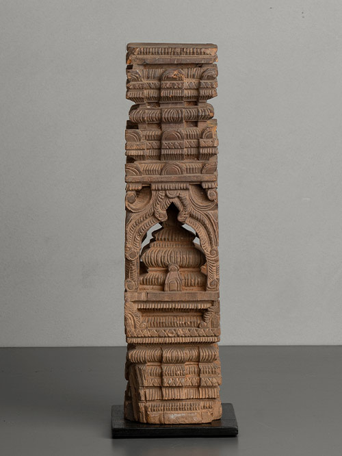 'temple pillar' candlestand