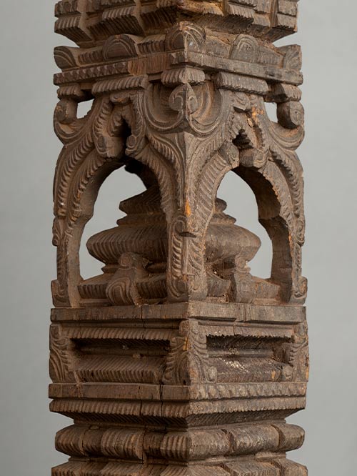 'temple pillar' candlestand