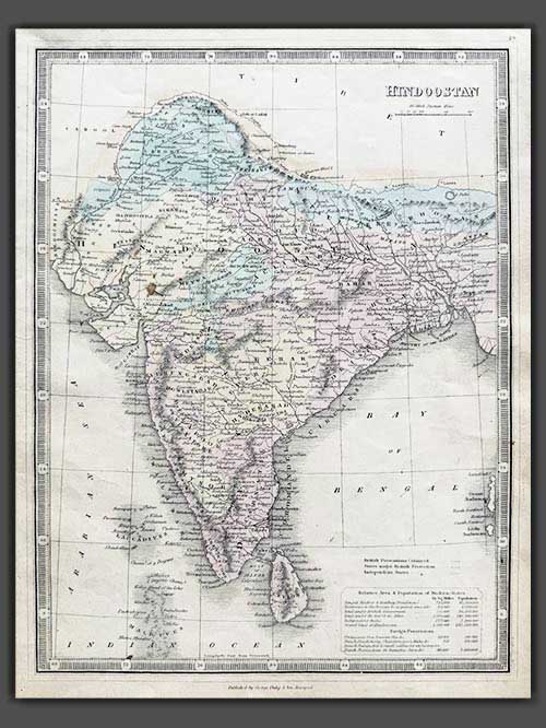 map of hindoostan