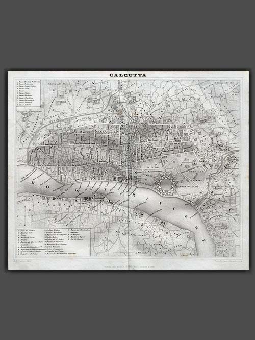 map of calcutta