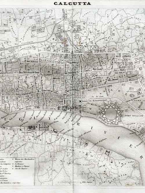 map of calcutta