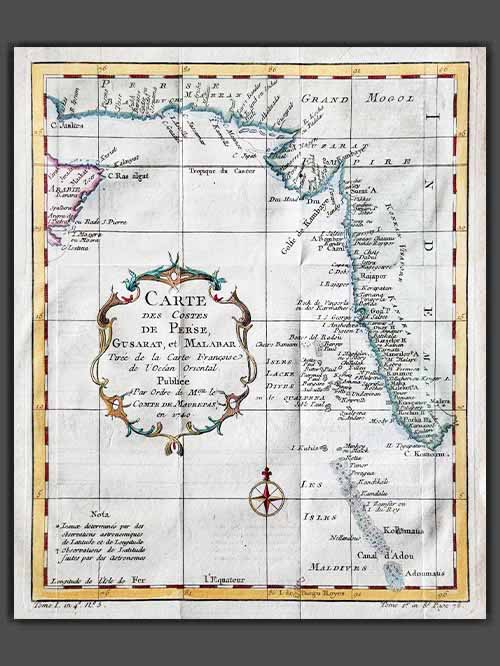 coast of india and persia