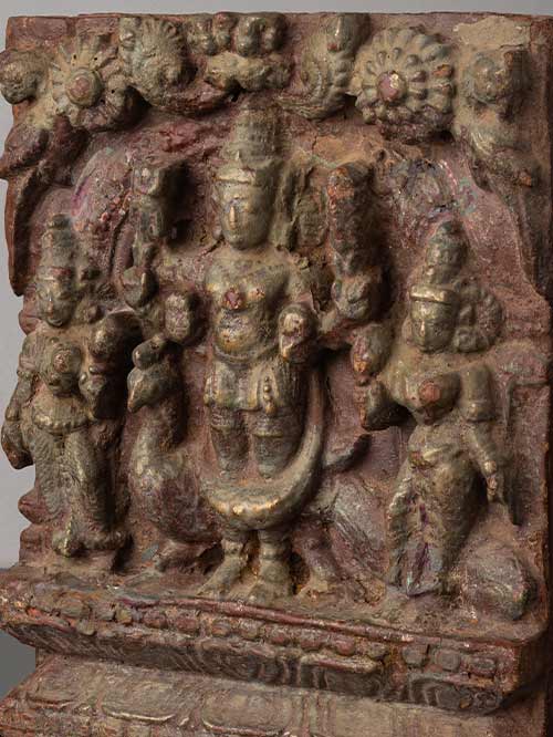 kartikeya with consorts chariot panel kartikeya with consorts chariot panel